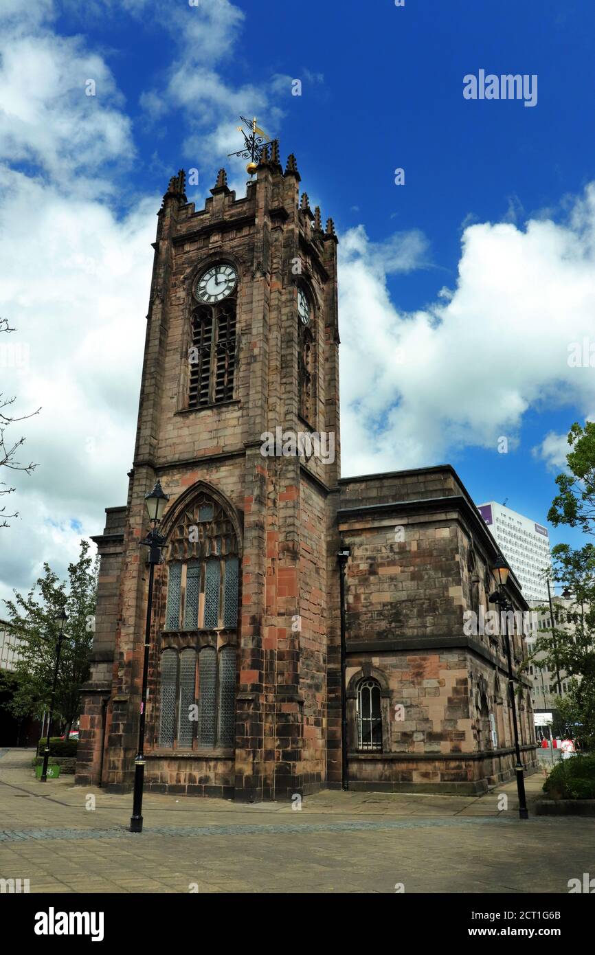 Cattedrale di Manchester Foto Stock