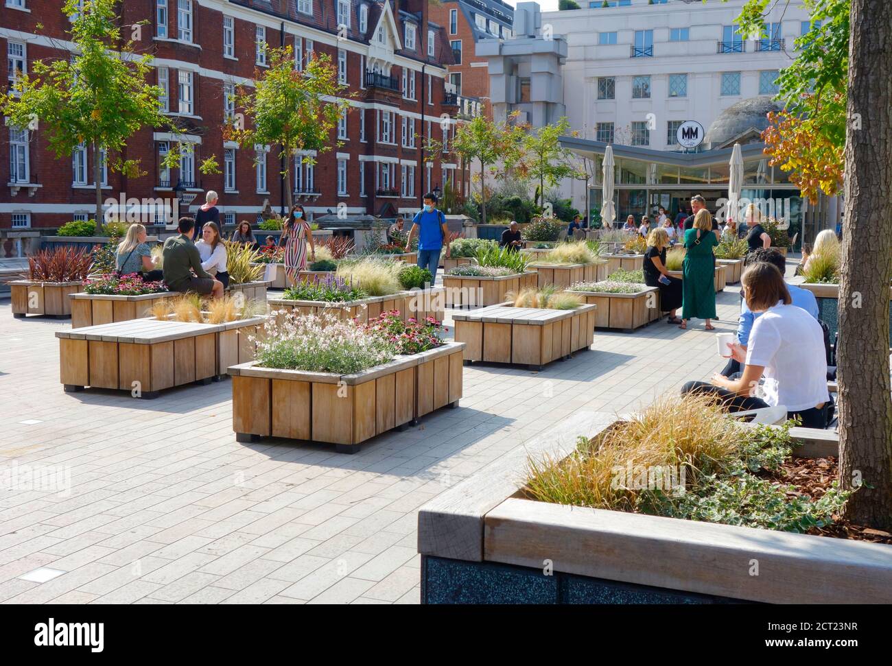 Brown Hart Gardens - Mayfair, Londra, Regno Unito. Foto Stock