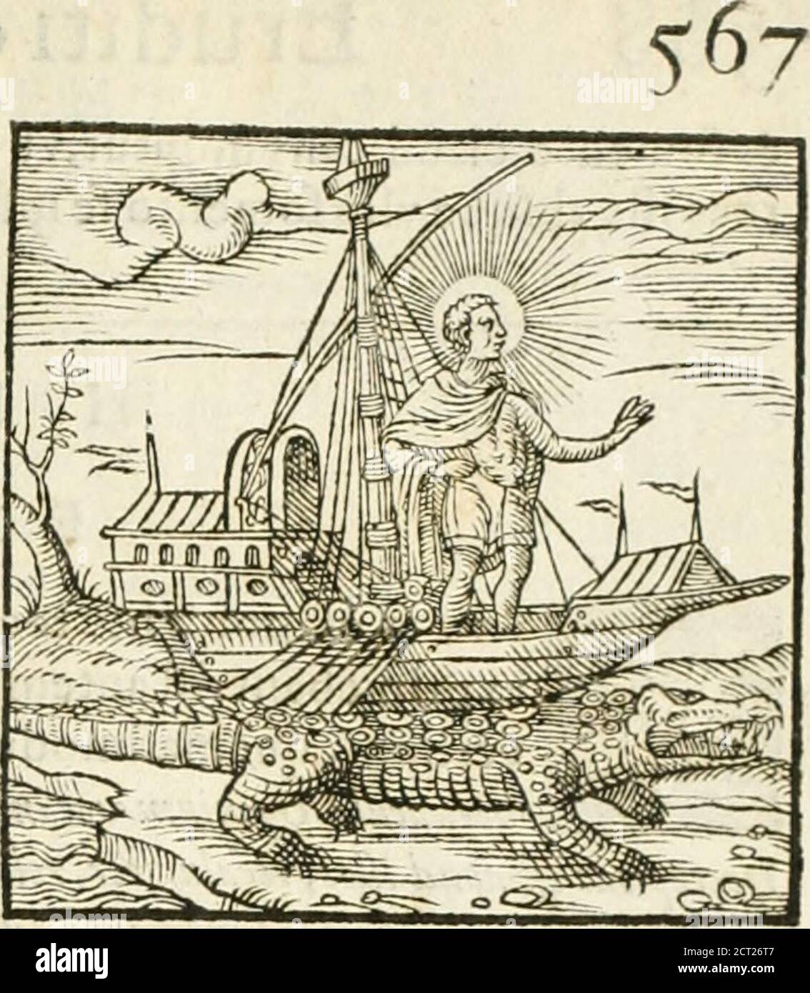 . Erika, seu de sacis Aegyptiorum aliarumque gentium litteris commentarii . SU LIBER I SOLIS SIMVLACRVM. SO L e M pingebant iuucnili & rotunda facie, eumque innaui collocabant, quam coccodilus ferebat: Per naui-gium motum cius in humido figuriflcantes, hoc efl:, in xtherevel intelligentiis: nam &£Ether multi humidumemefle puta-ftos, numfliutos-ftos-ftos, humus diutos-ftos-fitos, humus diutos-ftos, humus diutos-ftos, humus Vnde in sacris litteris tam fa:pe ccc-lcftium aquarum mcntio fit, &c Angeli ipfi Aquarum nominca Dauide caphenduntur. Per Crocodilum vero aquampluiam,cuiu5 cafa soli tribuitur. O S I R Foto Stock