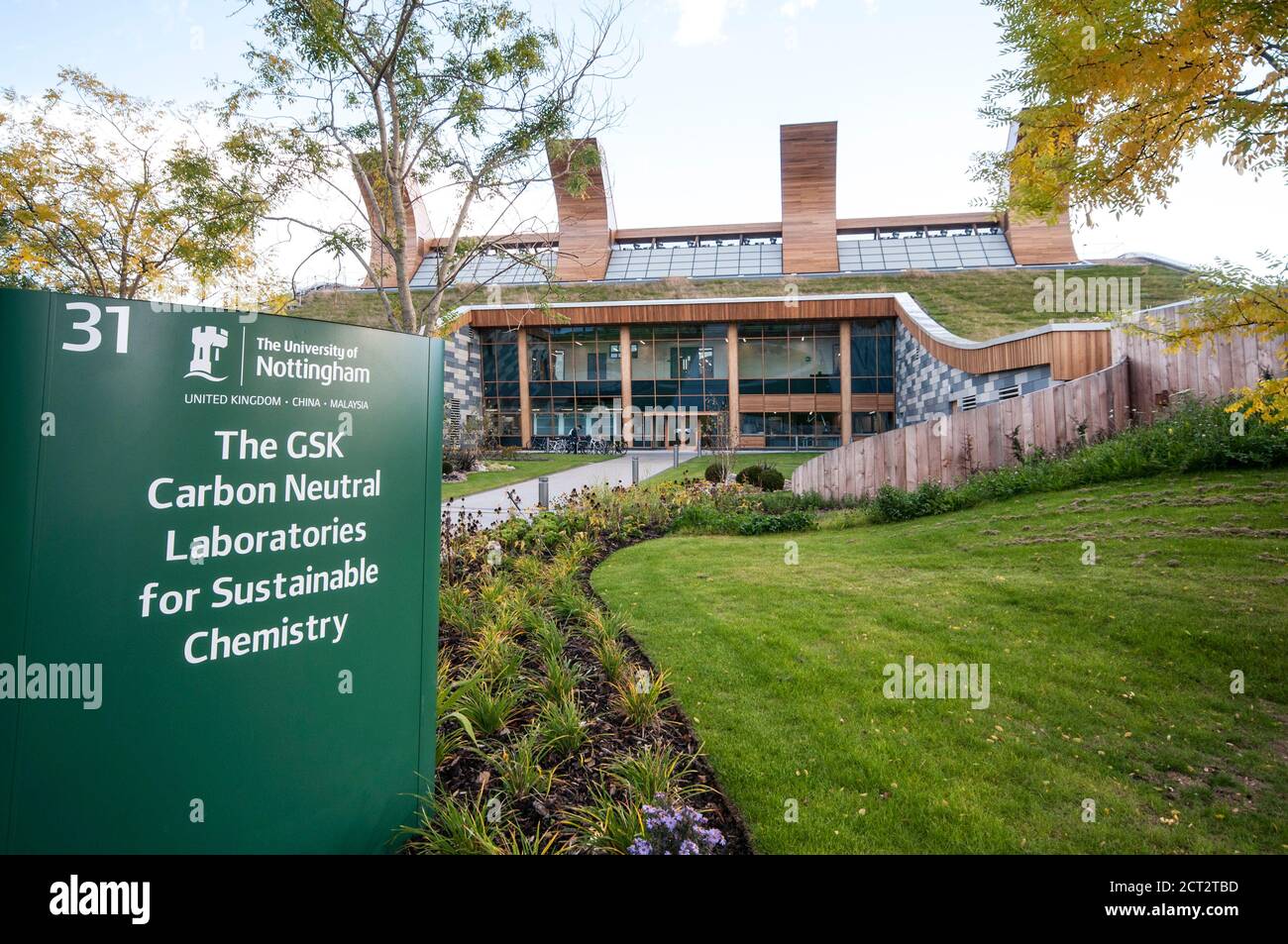 GSK Carbon Neutral Laboratory Nottingham Foto Stock