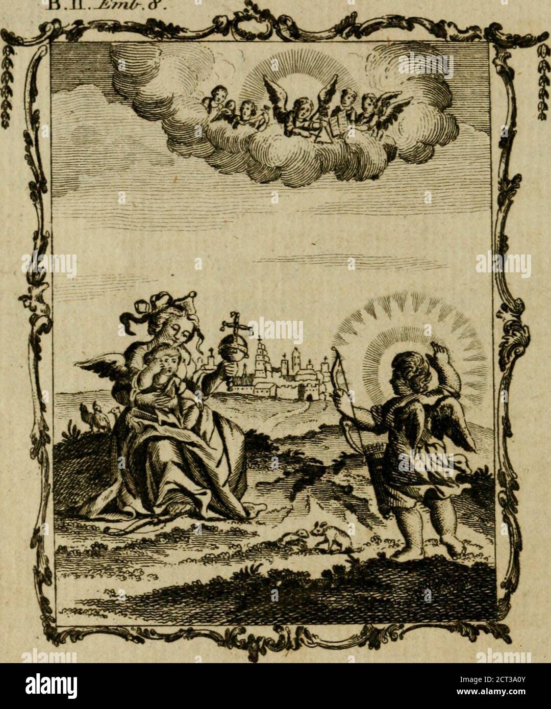 . Emblema divino e morale ; insieme con geroglifici della vita dell uomo . s di pace . E il wifdom blefs i fouls unblemifhd modi jSe importa, allora, come (orte o long il foglietto, la data di Whofe determina il tuo felf numberd giorni : non c'è bisogno di prendersi cura delle erbacce o delle carestie increduli increduli. Né Marte la sua palma, né le alte baie di Apollos. Signore, se la tua benevola bontà mi supplica di riempire il pavimento delle mie scottate, e mi insegni a frefs e a chufe il mais, prendere thofe l'ehafF che [volontà. G 2 S. AU. 76 EMBLEMI. Libro II. S. A U G U S T. LIB. I. de DOA. ChMi. Cose temporali più ravijh nell'espe£iation^ thanin fruition: Foto Stock