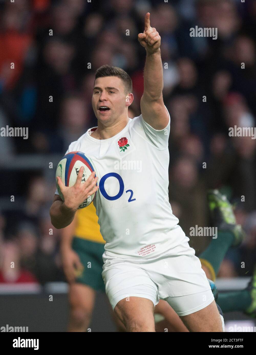 BEN YOUNGS SEGNA UNA PROVA PER INGHILTERRA Inghilterra / Australia Copyright Picture : © Mark Pain / Alamy Foto Stock