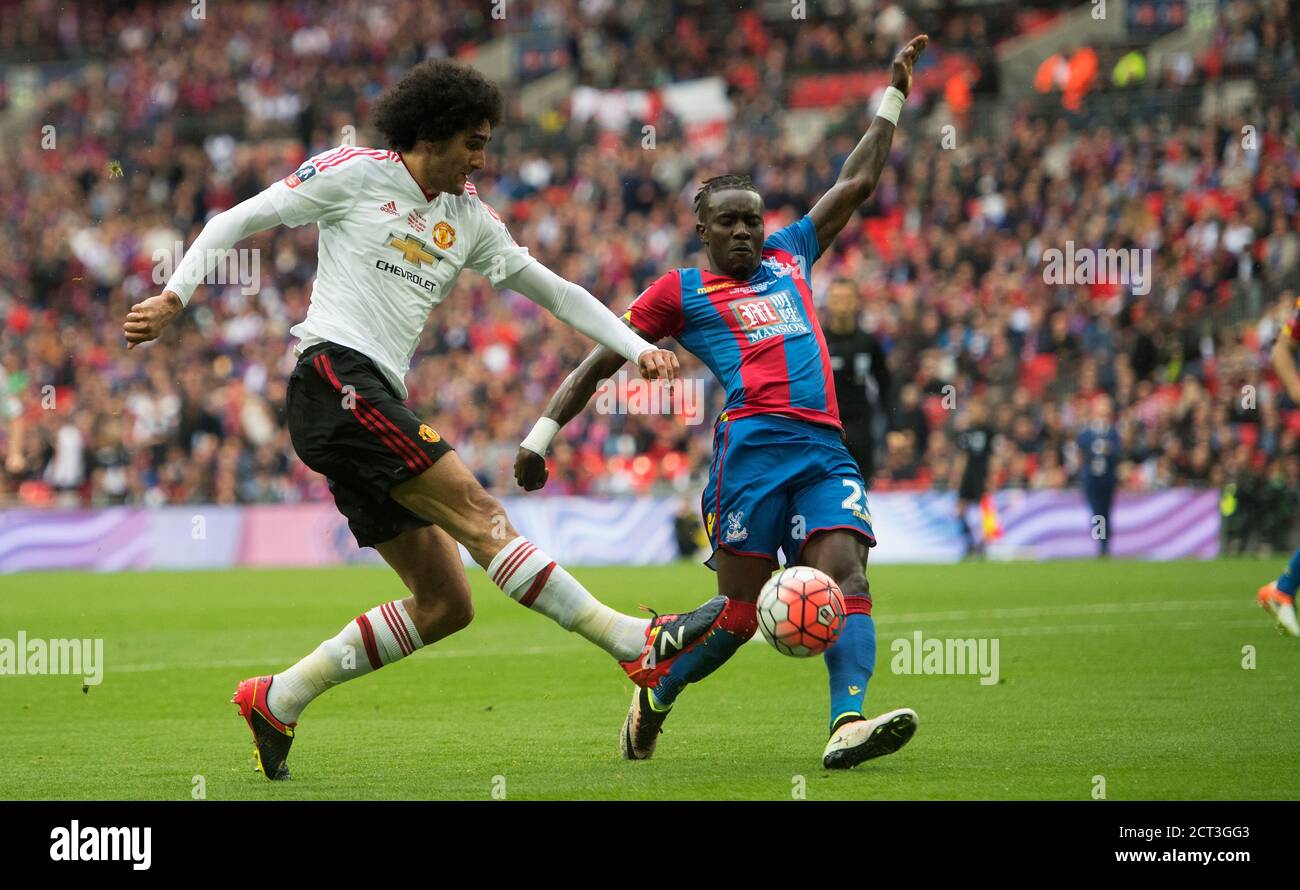 MAROUANE FELLAINI Crystal Palace / Manchester United fa Cup Final. IMMAGINE : © MARK PAIN / ALAMY Foto Stock