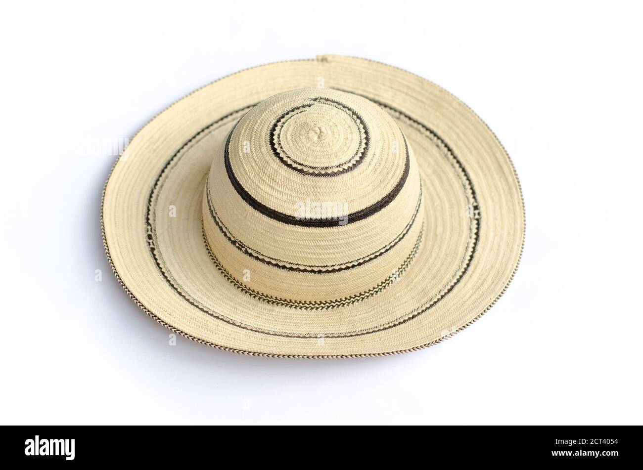 Cappello panamense tradizionale Foto Stock