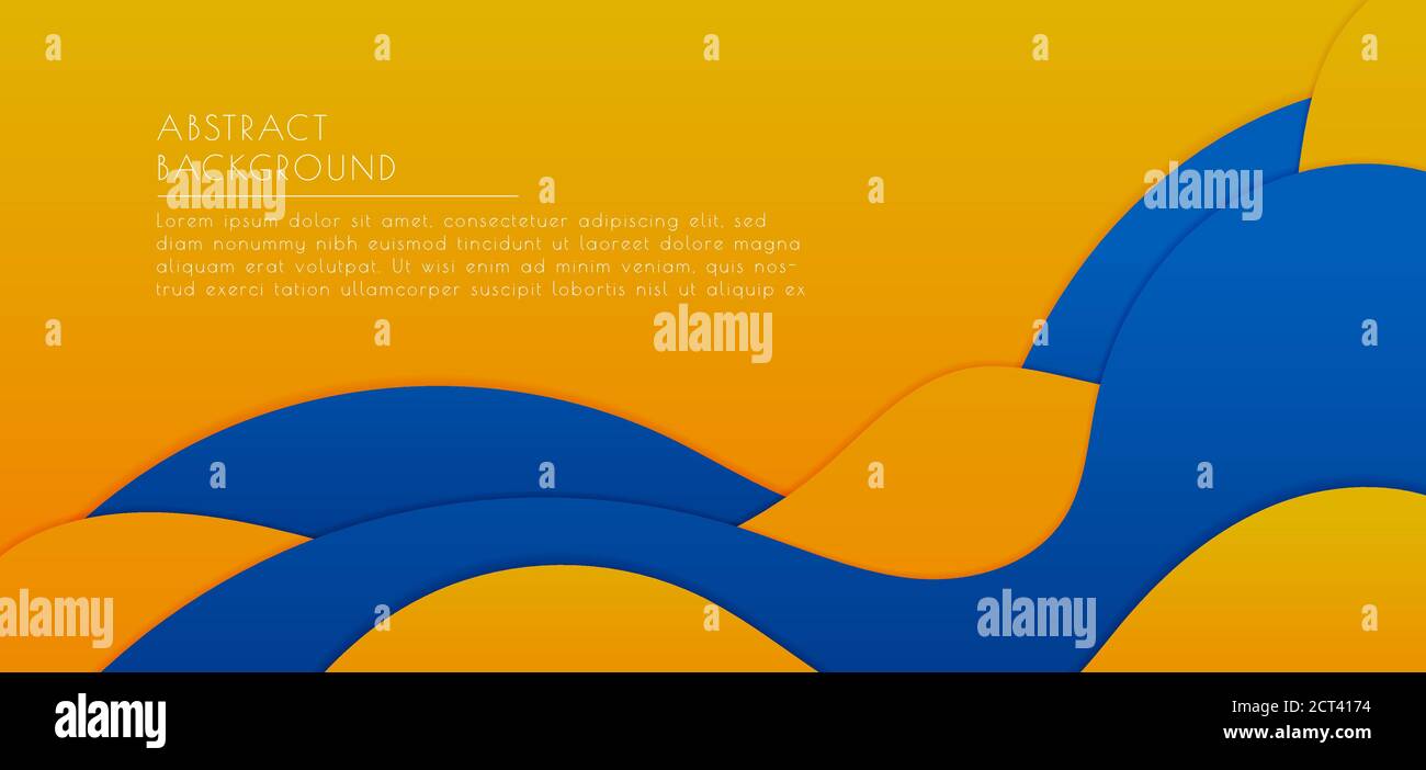 Astratto sfondo forma fluida disegno forma forma sovrapposta stile. Illustrazione vettoriale. Illustrazione vettoriale. Illustrazione Vettoriale