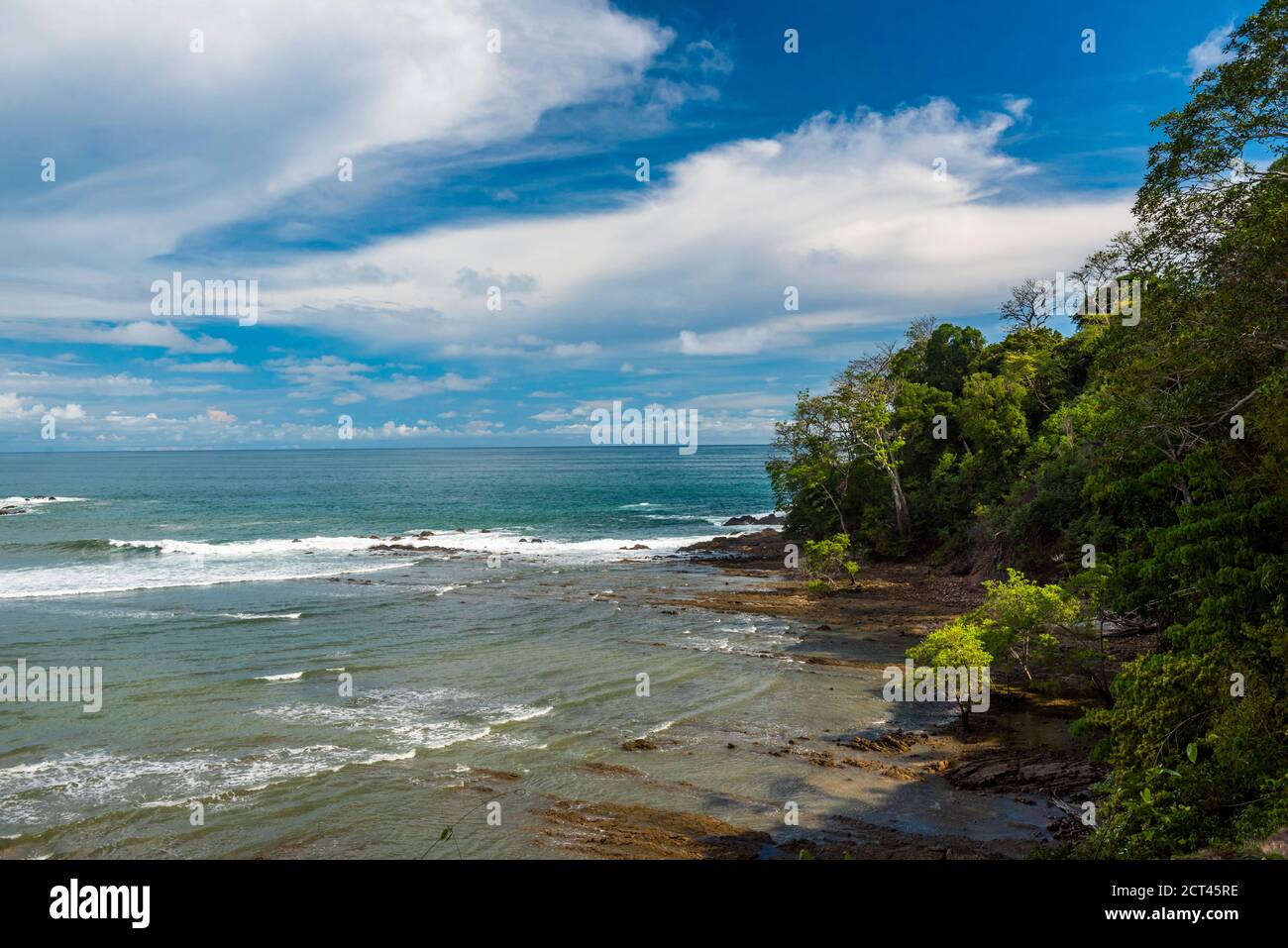 Dominical, vicino a Uvita, provincia di Puntarenas, Costa pacifica della Costa Rica Foto Stock