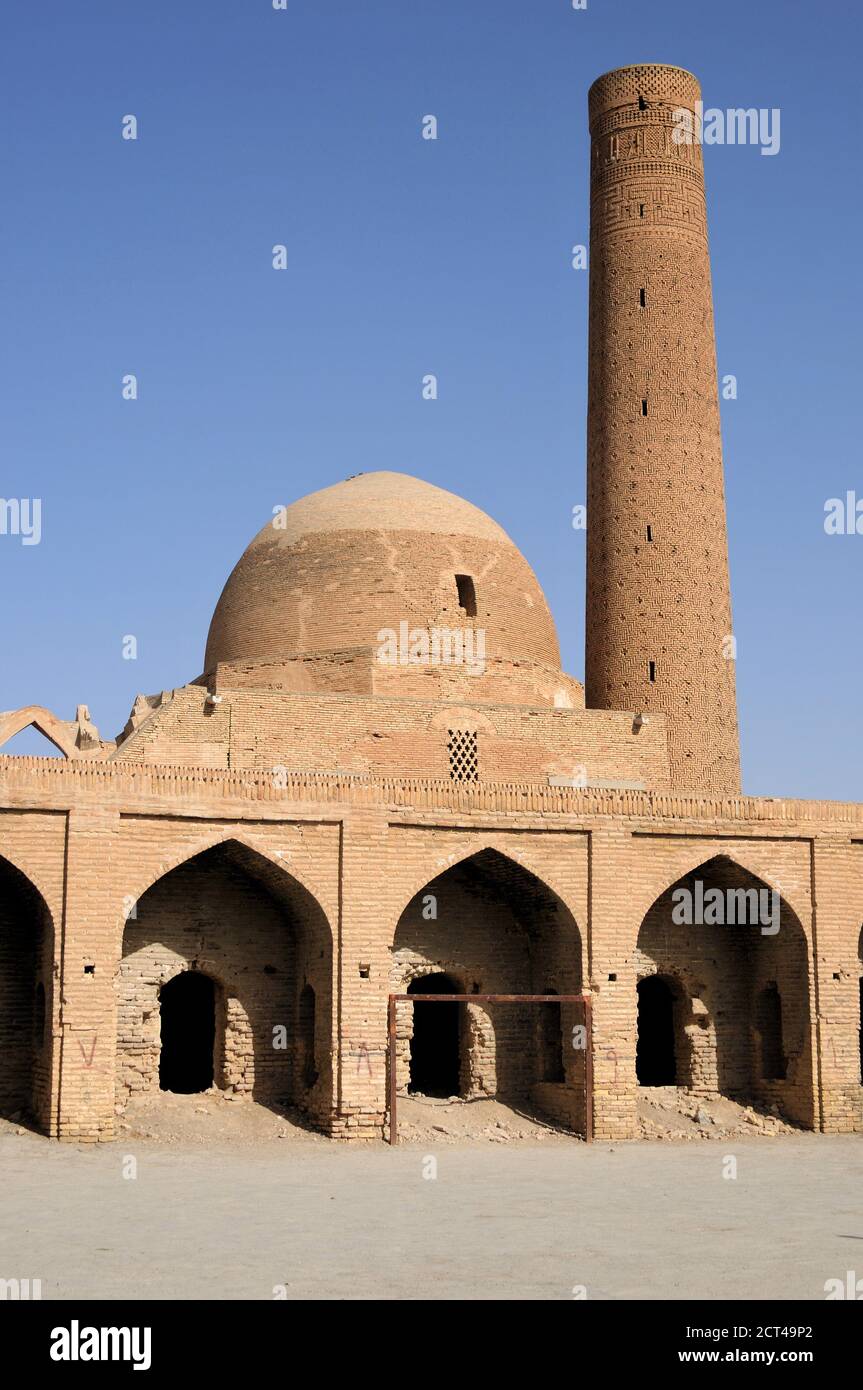 Bersiyan Friday Mosque si trova nella provincia di Isfahan in Iran. La moschea è stata costruita nel 11 ° secolo durante il Grande Seljuk periodo. Foto Stock