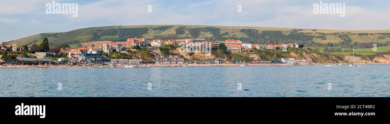Swanage Harbour, Dorset, Inghilterra, Regno Unito, Europa Foto Stock