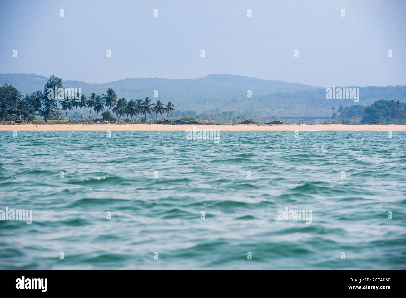 Galgibag Beach, Goa del Sud, India Foto Stock