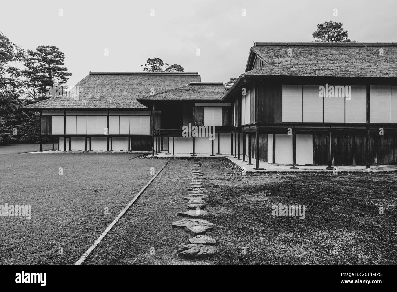 Katsura Imperial Villa, Shingoten, Chushoin, Koshoin (edificio principale) Kyoto, Giappone Foto Stock