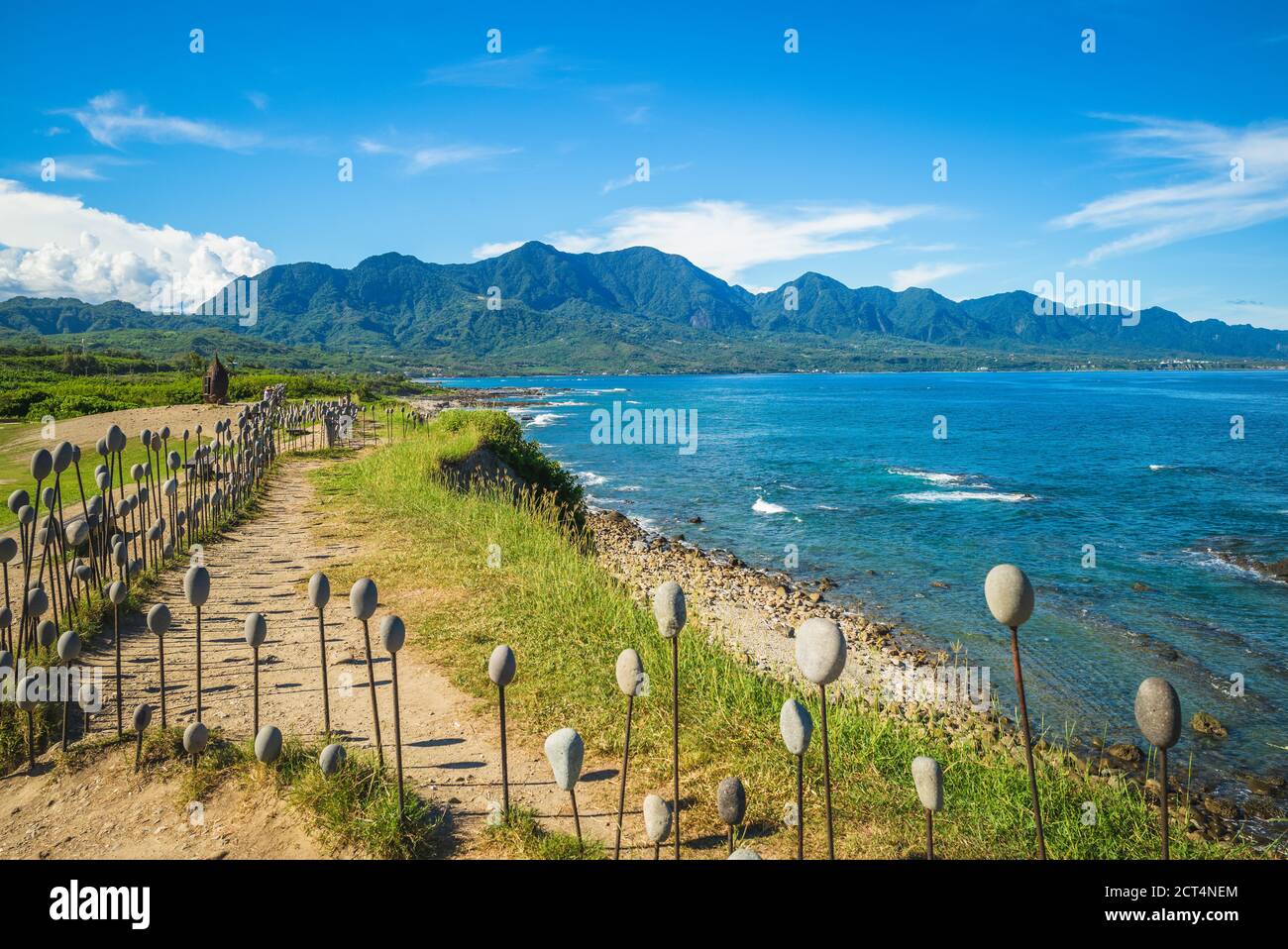 Area ricreativa di Jialulan sulla costa orientale di taitung, taiwan Foto Stock