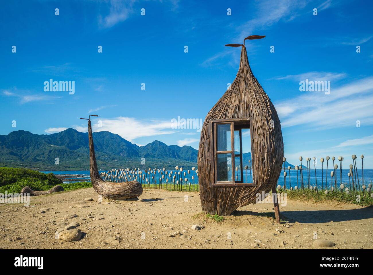 Area ricreativa di Jialulan sulla costa orientale di taitung, taiwan Foto Stock
