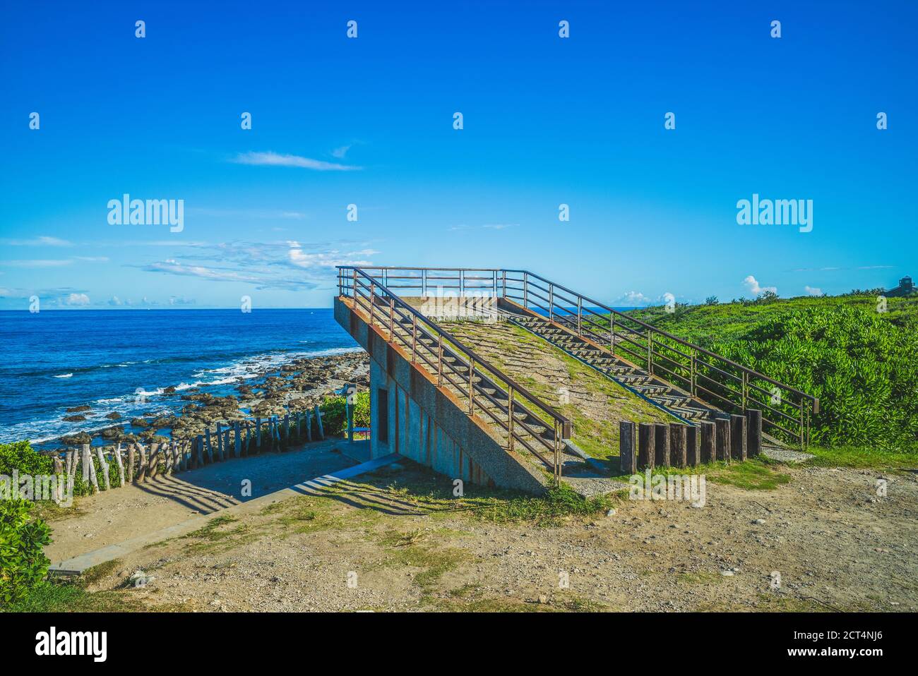 Area ricreativa di Jialulan sulla costa orientale di taitung, taiwan Foto Stock