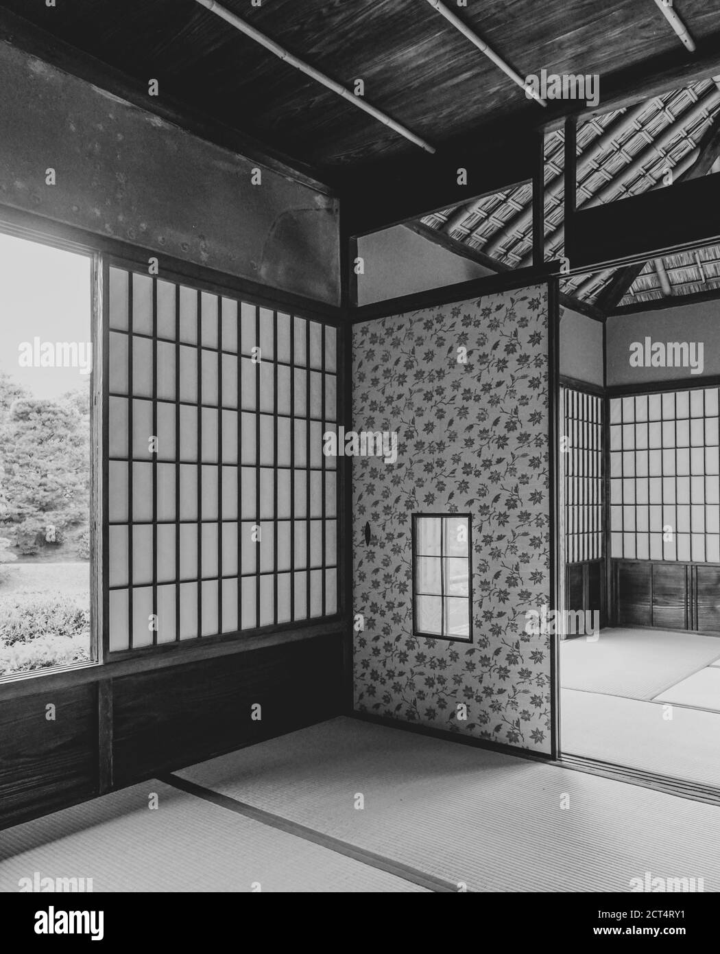 Giardino Giapponese presso la Villa Imperiale di Katsura, Kyoto, Giappone Foto Stock