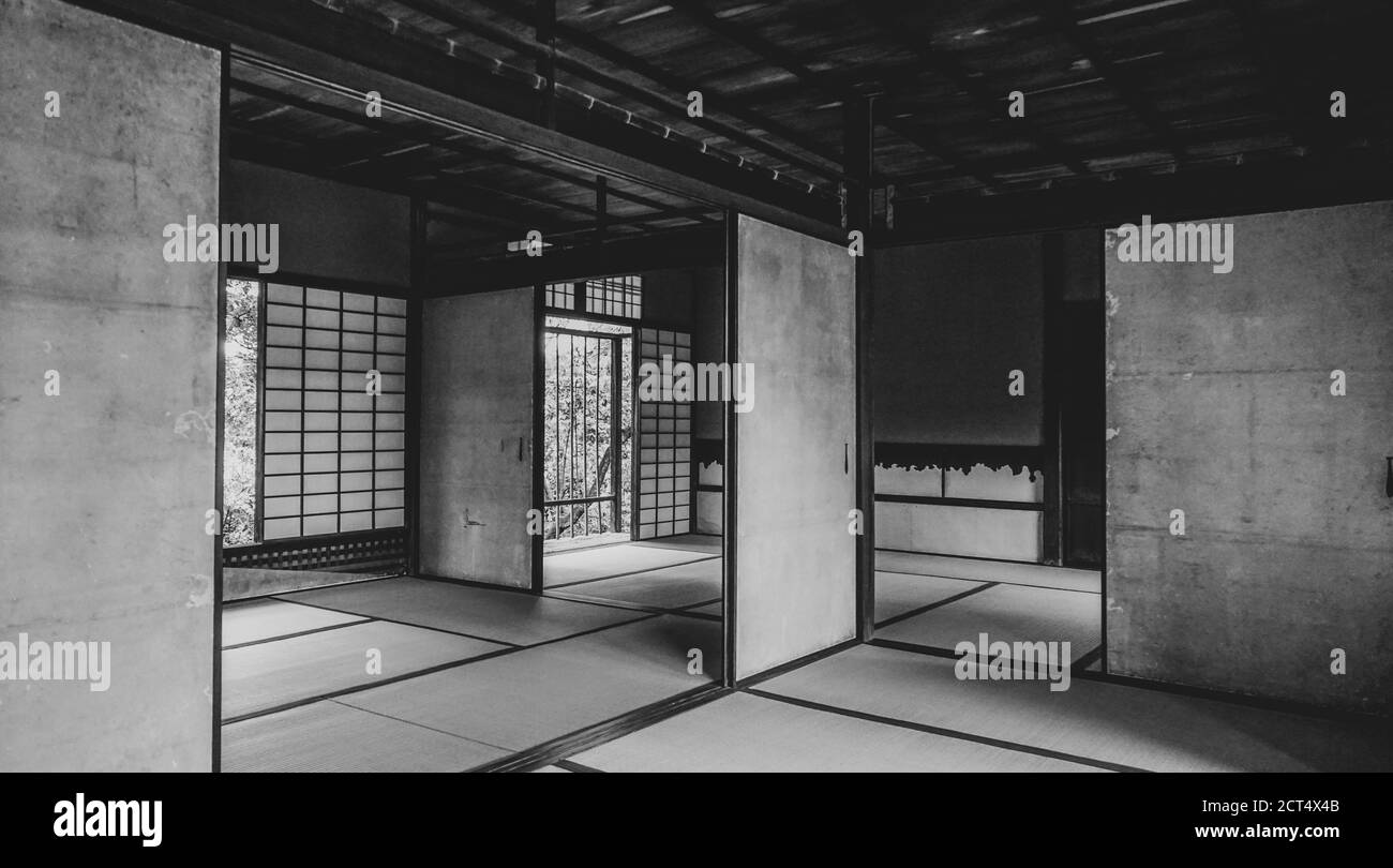 Giardino Giapponese presso la Villa Imperiale di Katsura, Kyoto, Giappone Foto Stock