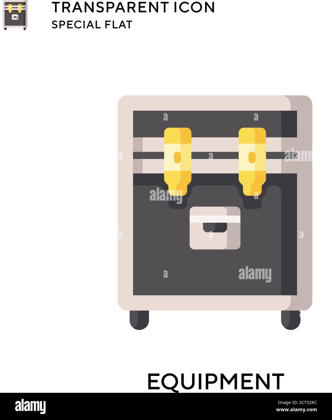 Icona del vettore attrezzatura. Illustrazione piatta. Vettore EPS 10. Illustrazione Vettoriale