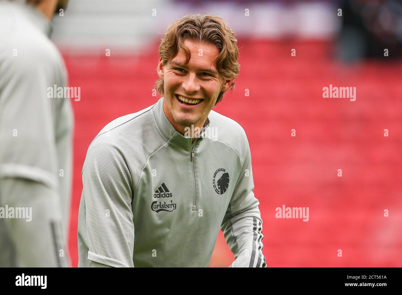 Copenaghen, Danimarca. 20 Settembre 2020. Robert Mudrazija (24) del FC Copenhagen visto durante il warm up prima della partita 3F Superliga tra il FC Copenhagen e Broendby a Parken a Copenhagen. (Photo Credit: Gonzales Photo/Alamy Live News Foto Stock