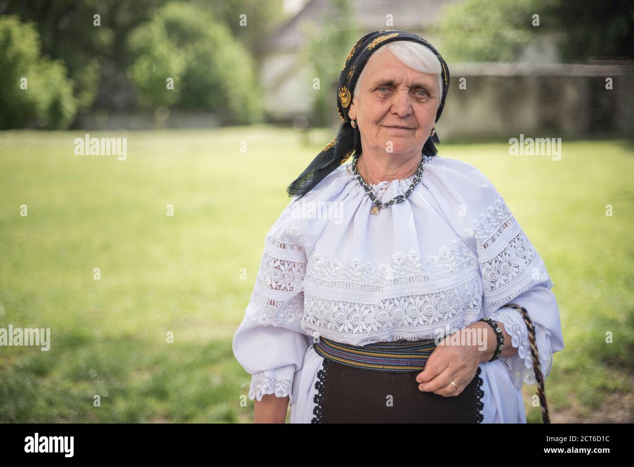 Abiti tradizionali della Romania Festival, Nasaud, Transilvania, Romania Foto Stock