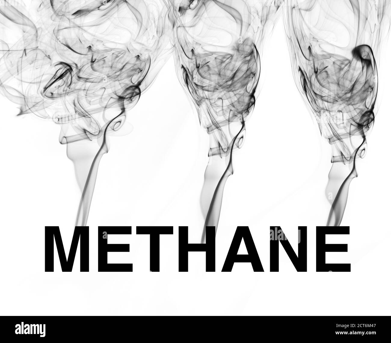Gas metano Foto Stock