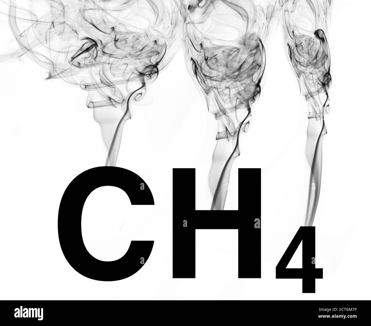 Gas metano Foto Stock