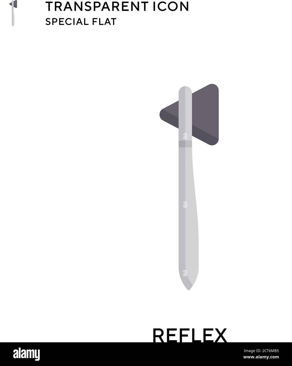 Icona vettore riflesso. Illustrazione piatta. Vettore EPS 10. Illustrazione Vettoriale