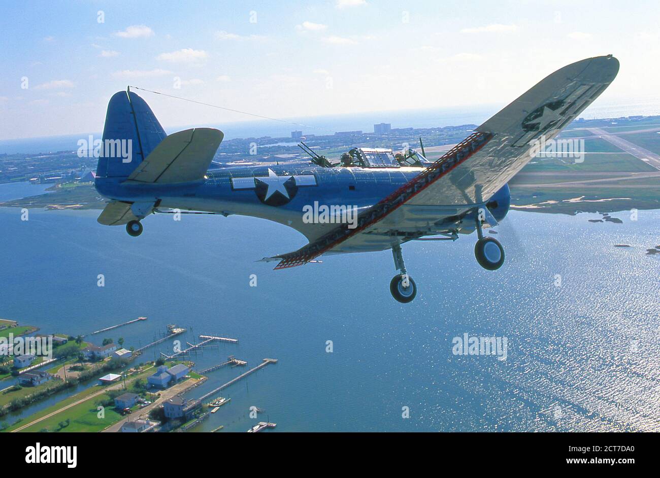 Aereo Douglas SBD Dauntless della seconda Guerra Mondiale Foto Stock