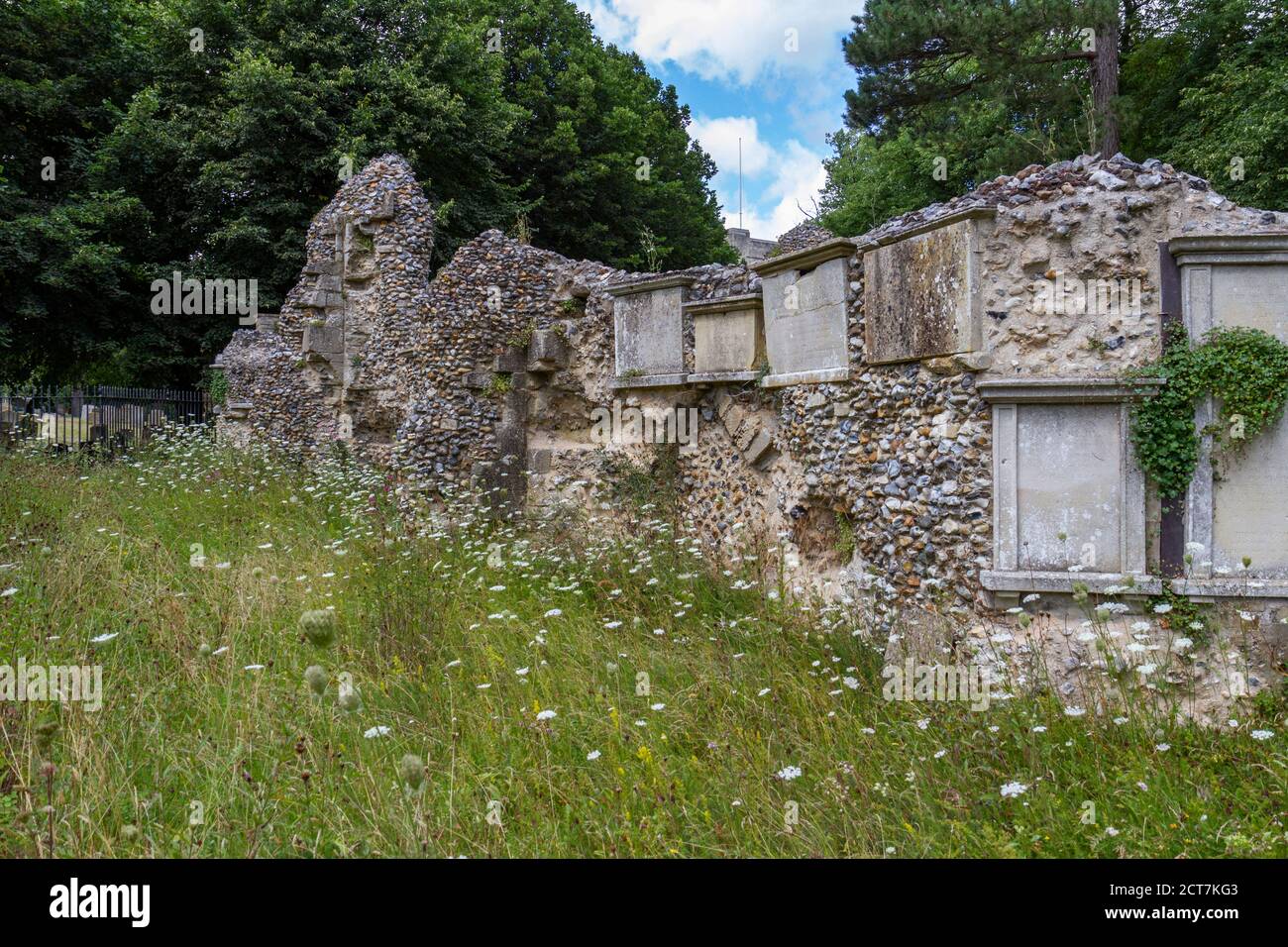 La Charnel House, Bury St Edmunds, la Cattedrale, la Cattedrale di St Edmundsbury, Suffolk, Regno Unito. Foto Stock