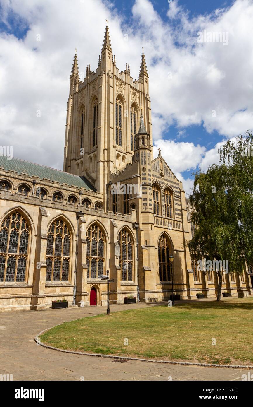Cattedrale di St Edmundsbury, Bury St Edmunds, Suffolk, Regno Unito. Foto Stock