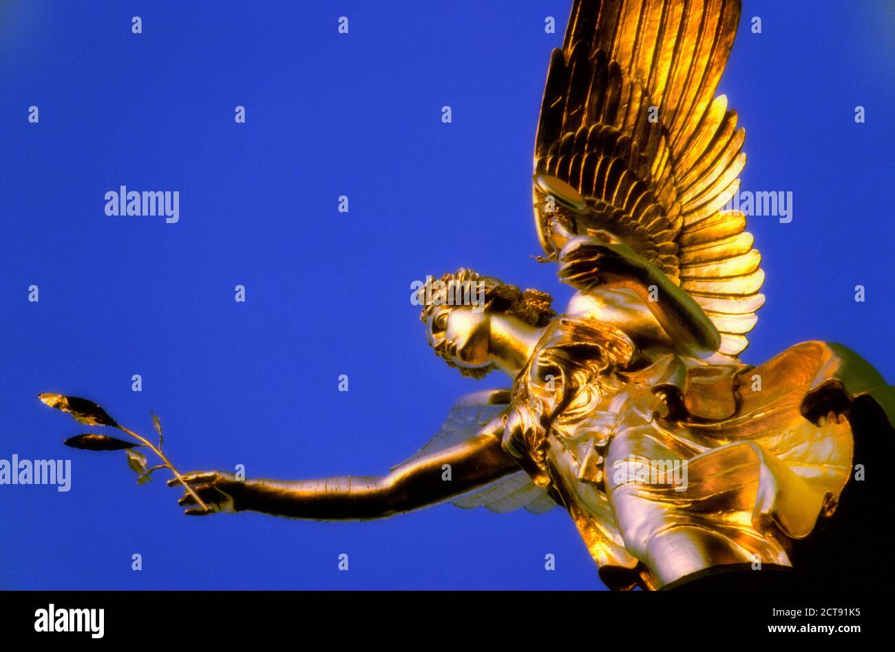 Angel of Peace statue, 1896, Monaco di Baviera, Germania Foto Stock