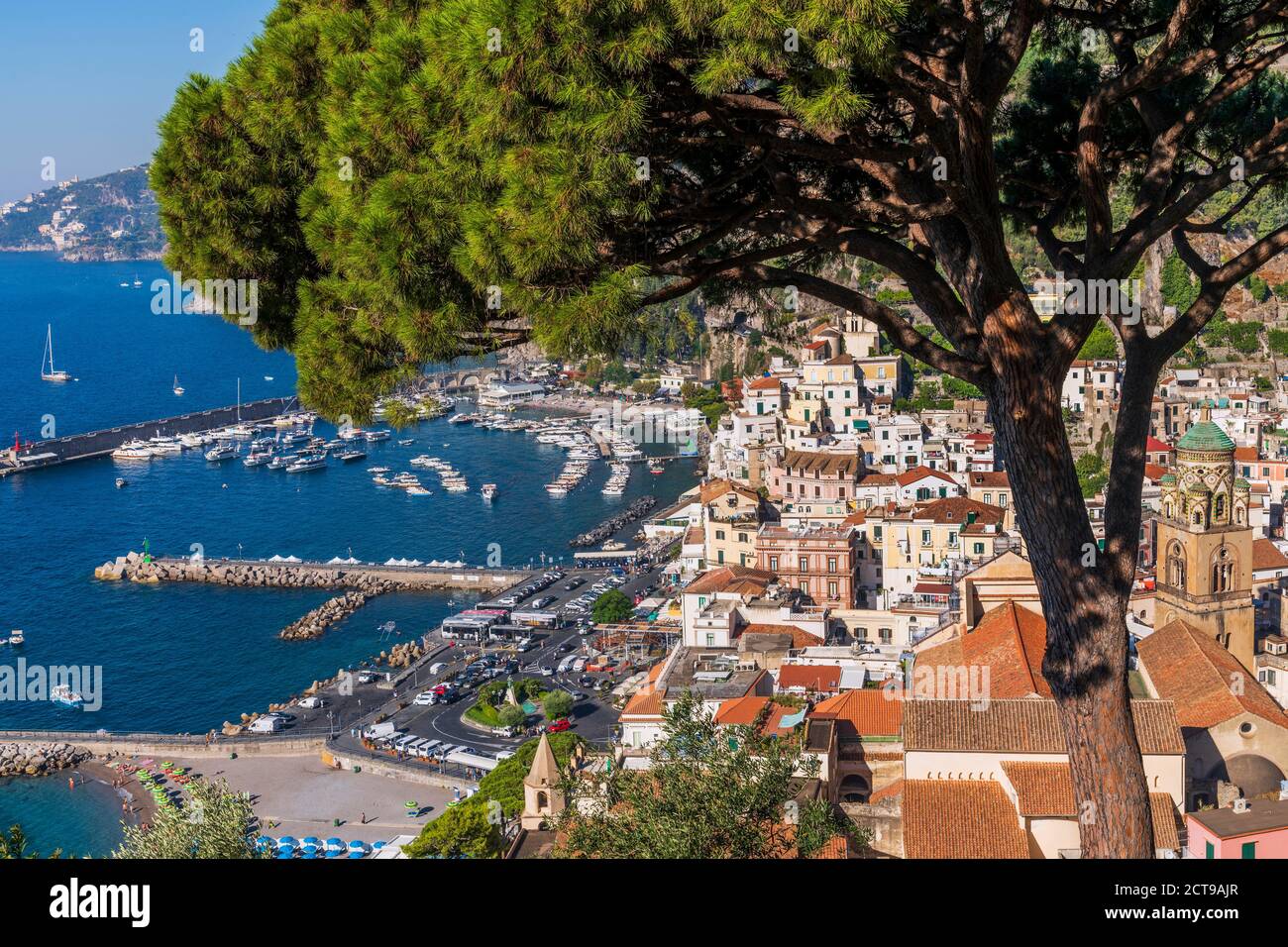 Amalfi, Costiera Amalfitana, Campania, Italia Foto Stock