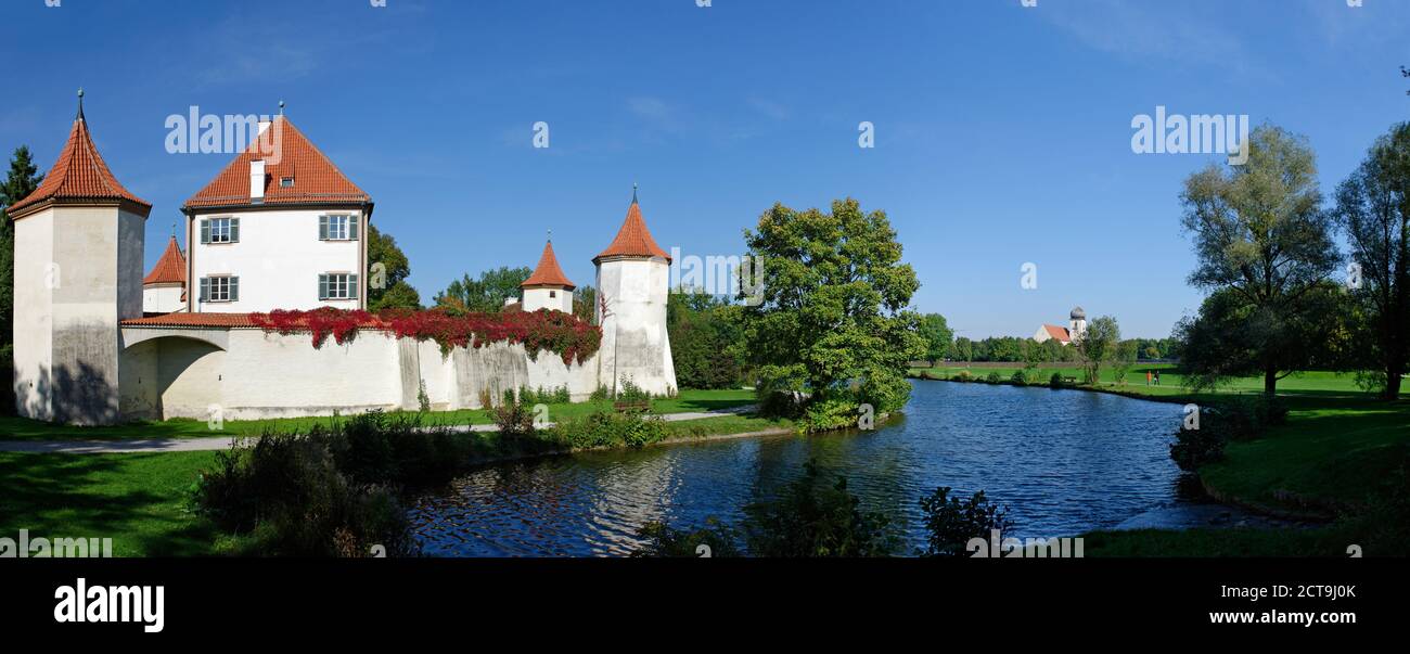 In Germania, in Baviera, castello di Blutenburg vicino a Monaco di Baviera Foto Stock