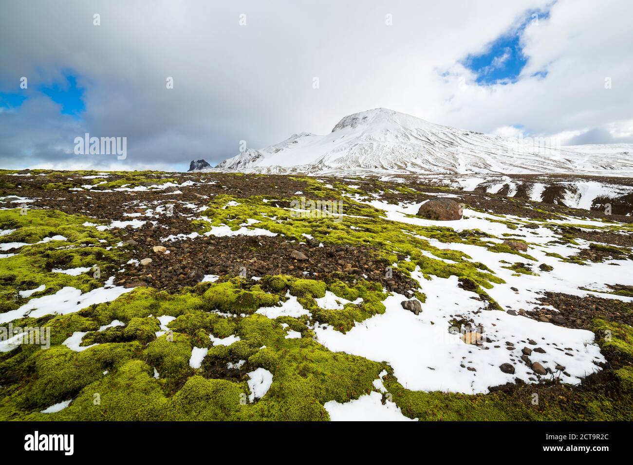 L'Islanda, Sudurland, Kerlingarfjoell montagne Foto Stock