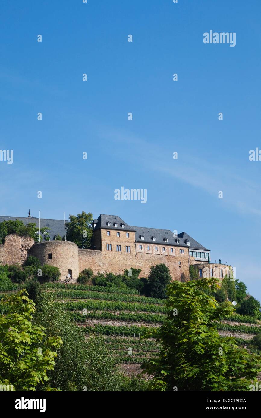 In Germania, in Renania Palatinato, Bad Munster am Stein-Ebernburg, Castello di Ebernburg Foto Stock