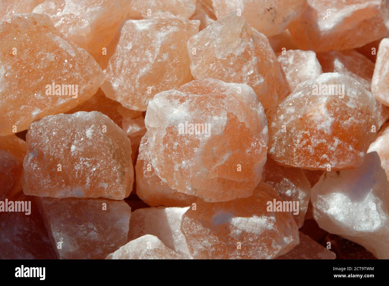 Guarigione pietre di Sale Himalayano Foto Stock
