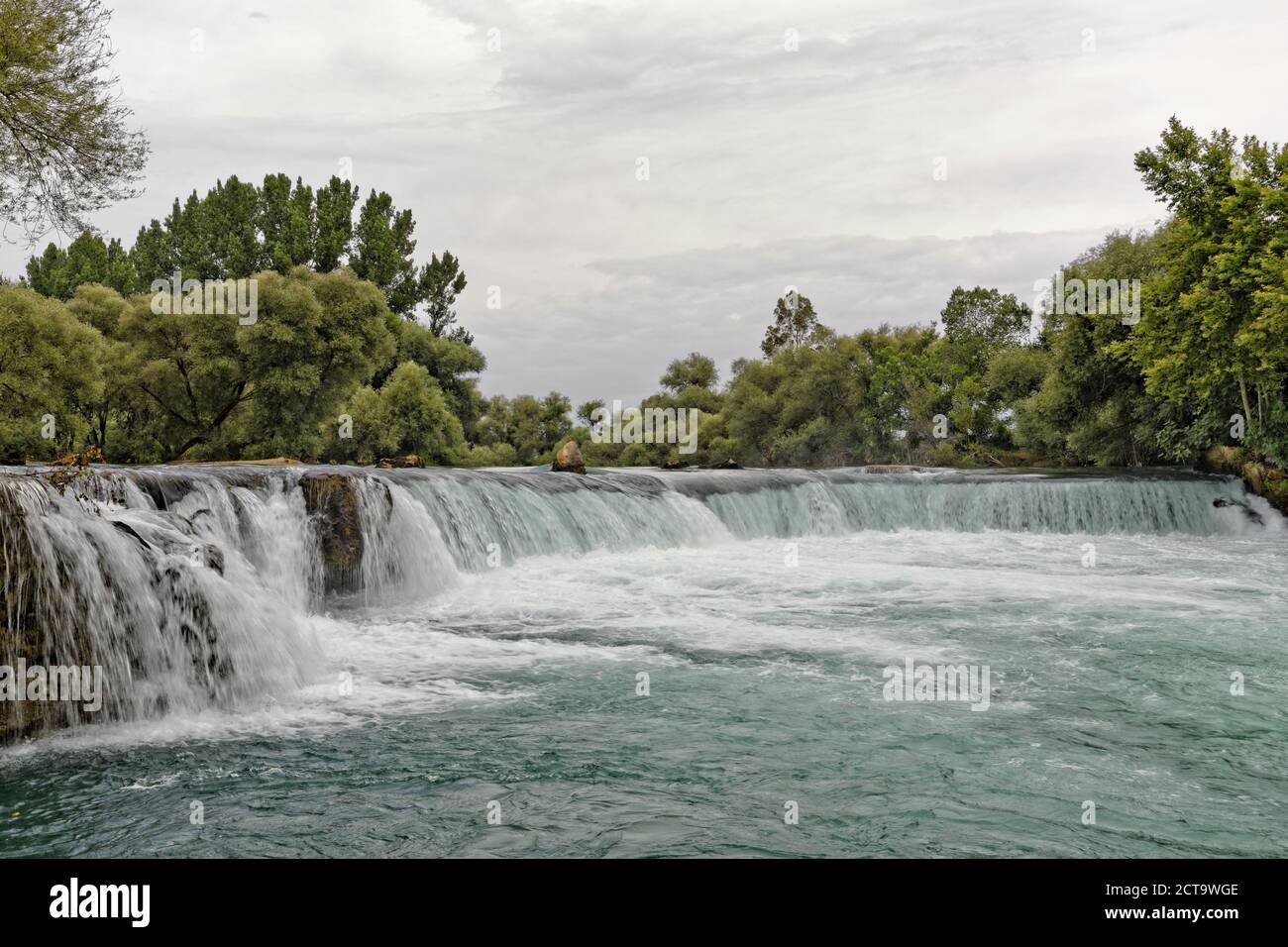 La Turchia, Provincia di Antalya, Bueyuek Selale, Manavgat river Foto Stock