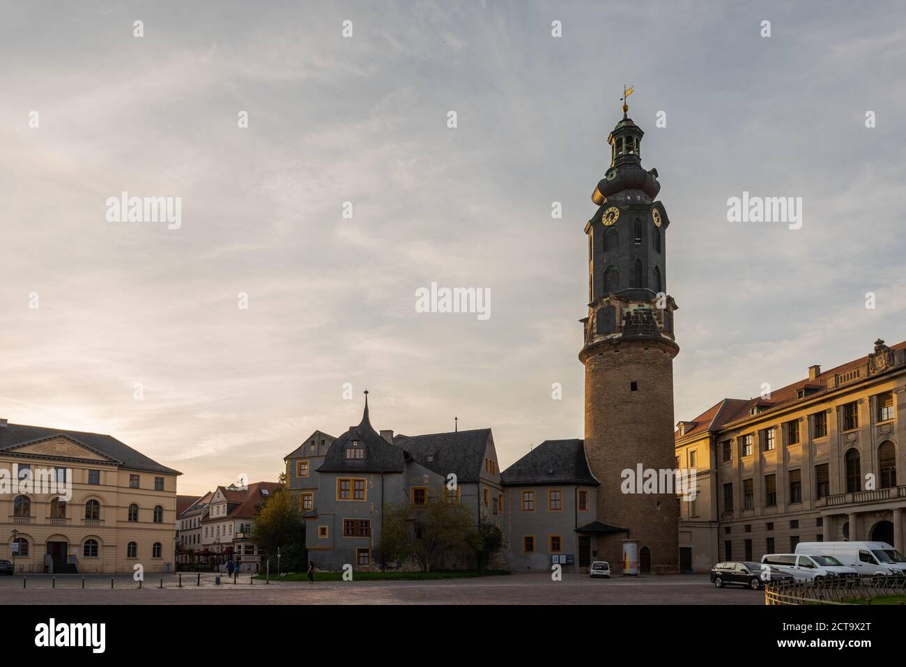 Herzogin Anna Amalia Bibliothek am Platz der Demokratie a Weimar Foto Stock