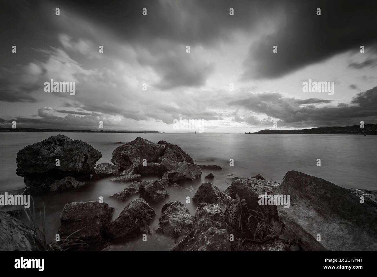 Nuova Zelanda, vista lago Taupo Foto Stock