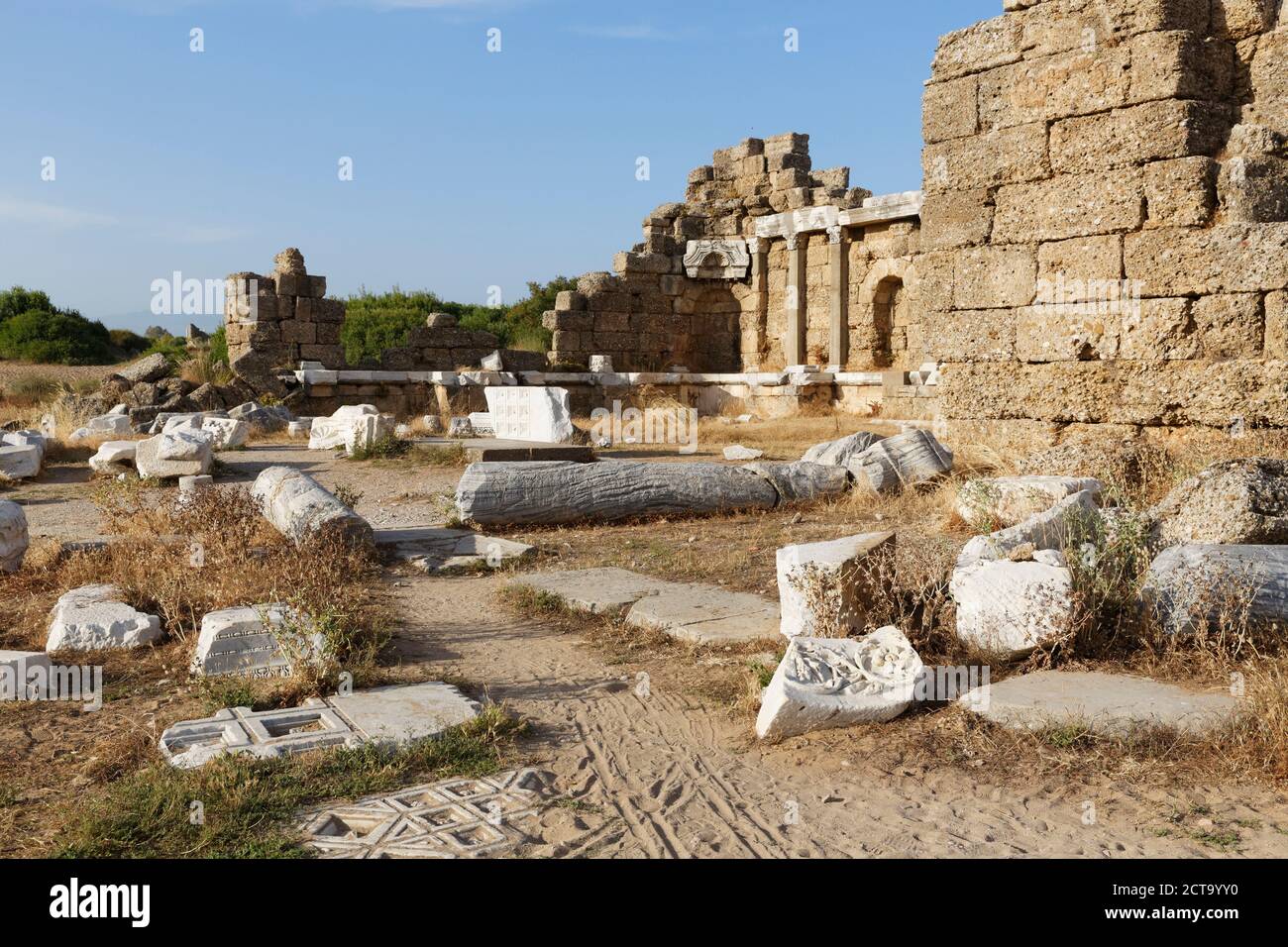 La Turchia, laterale, antico stato agora Foto Stock