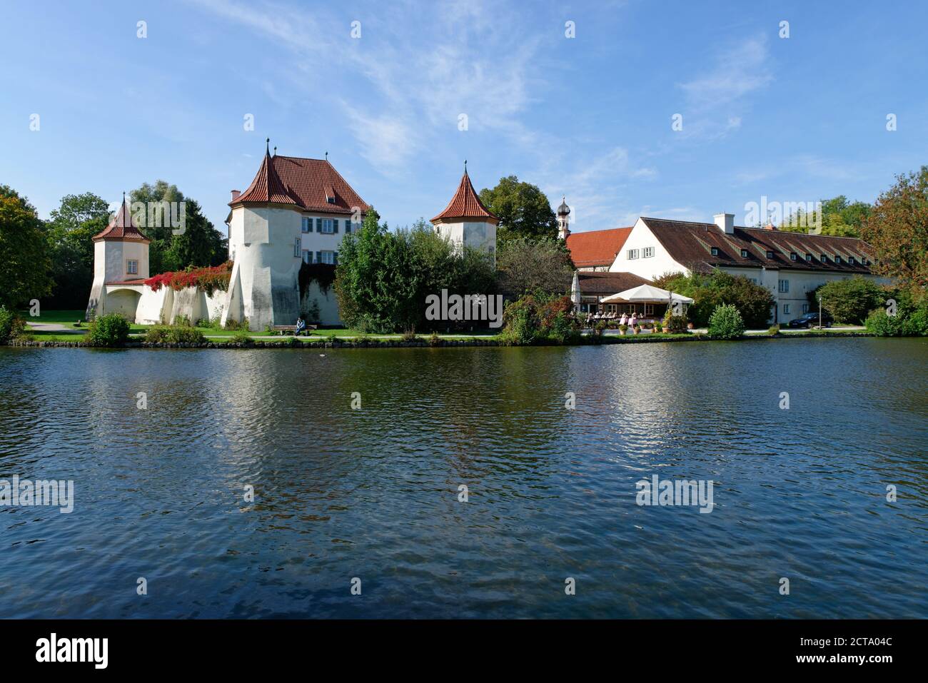 In Germania, in Baviera, castello di Blutenburg vicino a Monaco di Baviera Foto Stock