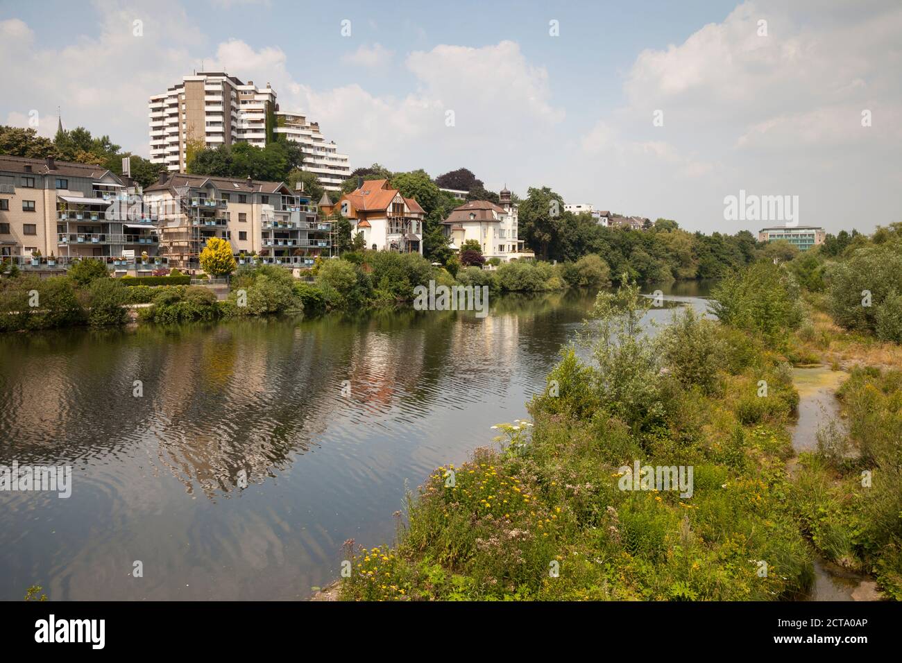 In Germania, in Renania settentrionale-Vestfalia, Muelheim an der Ruhr, riserva naturale Saarn-Mendener Ruhraue Foto Stock