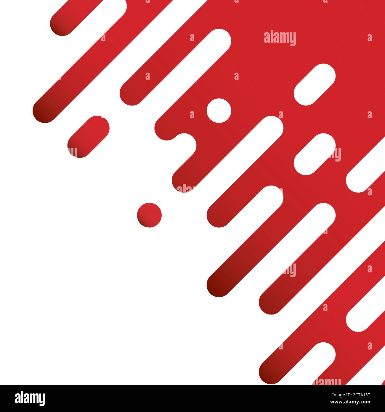 Gocciolamento rosso di sangue o transizione della vernice. Effetto mezzitoni. Semplice illustrazione vettoriale piatta Illustrazione Vettoriale