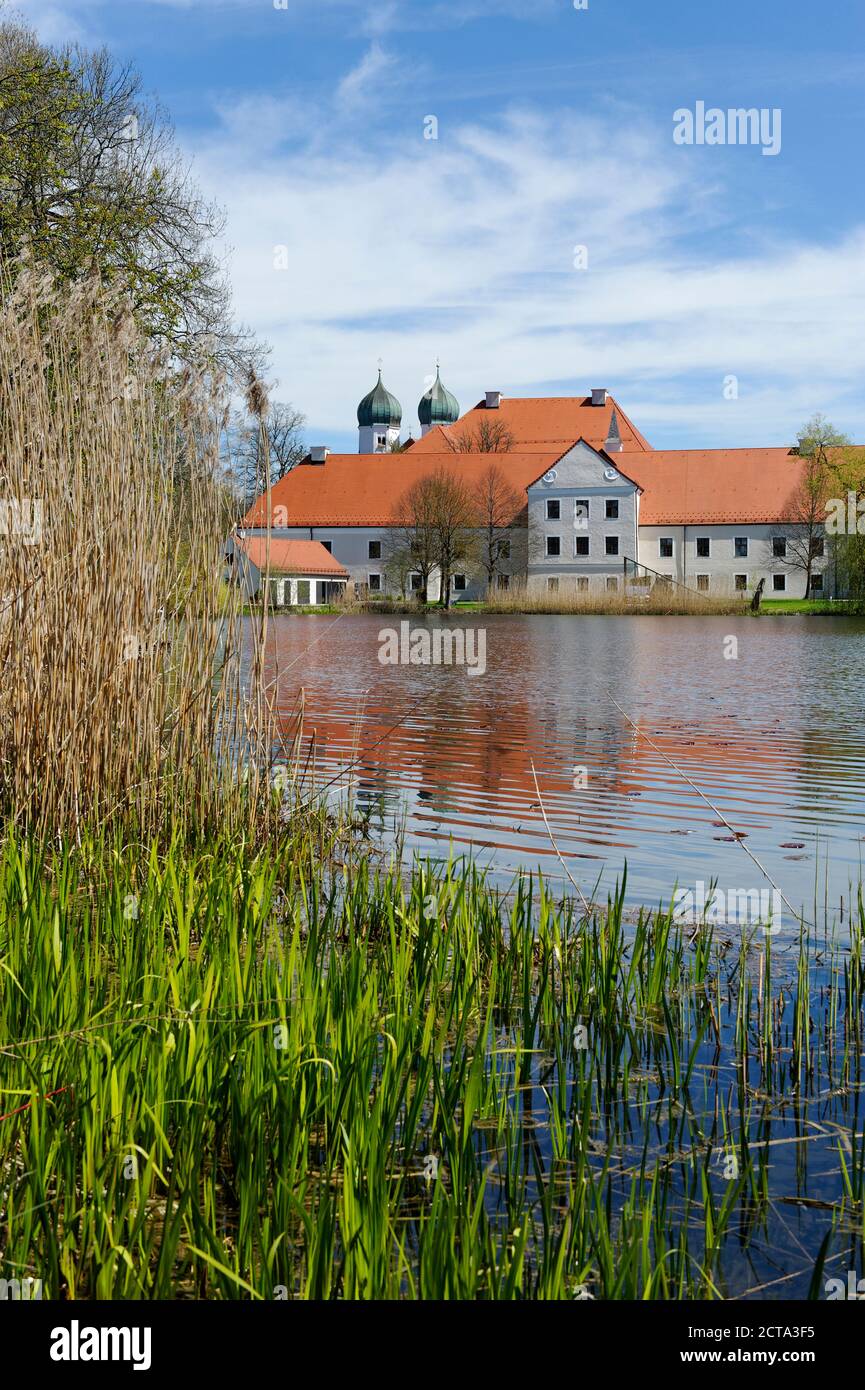 In Germania, in Baviera, Baviera, chiostro Seeon presso il Chiemsee Foto Stock