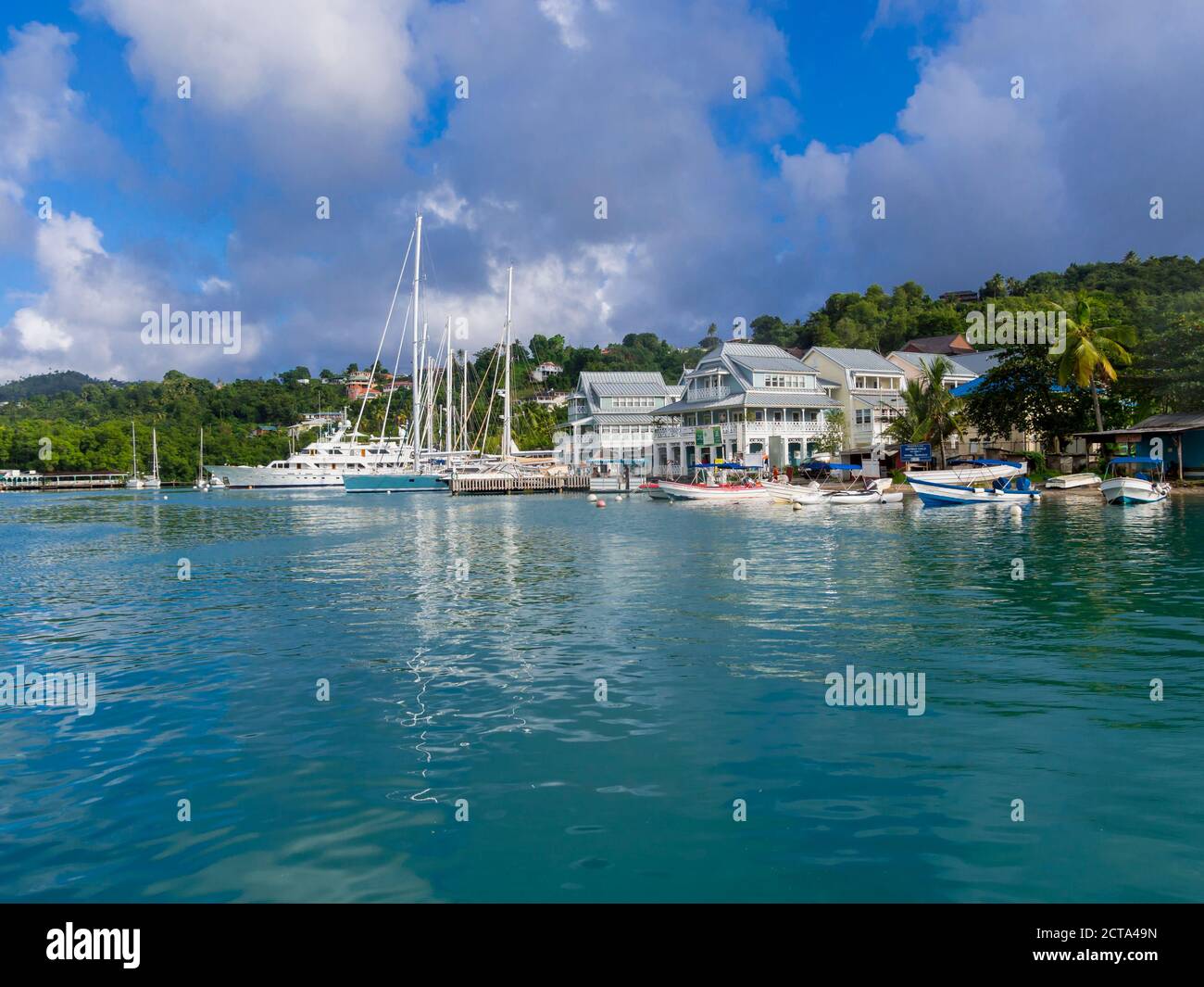 Caraibi Antille, Piccole Antille, Saint Lucia Marigot Bay Foto Stock