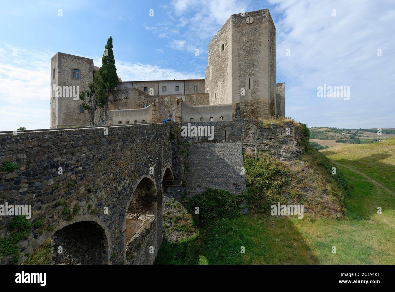 In Italia, Basilicata, Melfi, Castello con archeologico museo nazionale Foto Stock