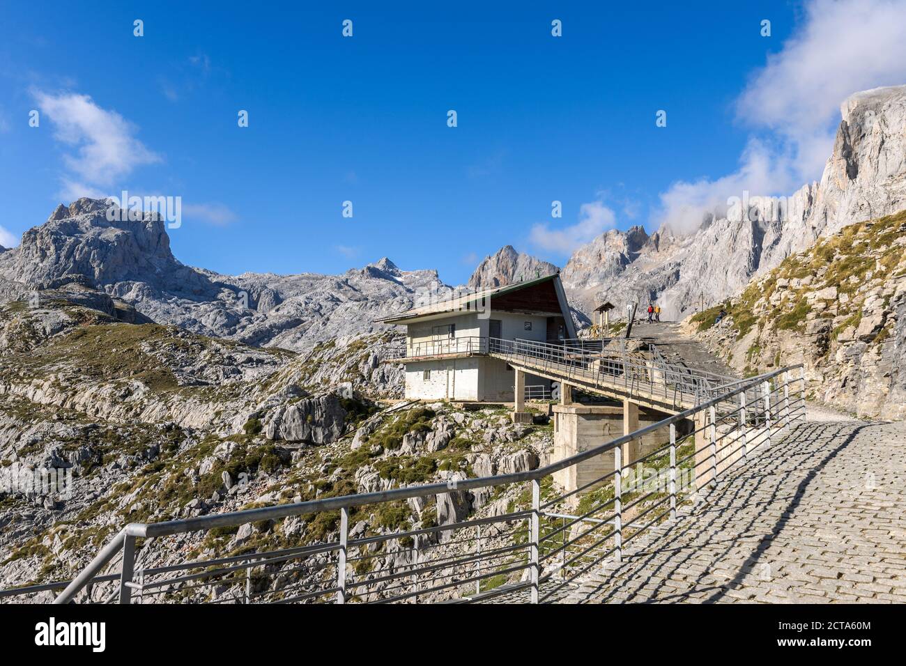 Spagna Cantabria, Parco Nazionale Picos de Europa, stazione di montagna El Cable Foto Stock
