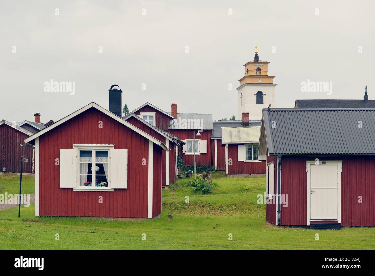 La Svezia, Lulea, Chiesa di Gammelstad Città Foto Stock