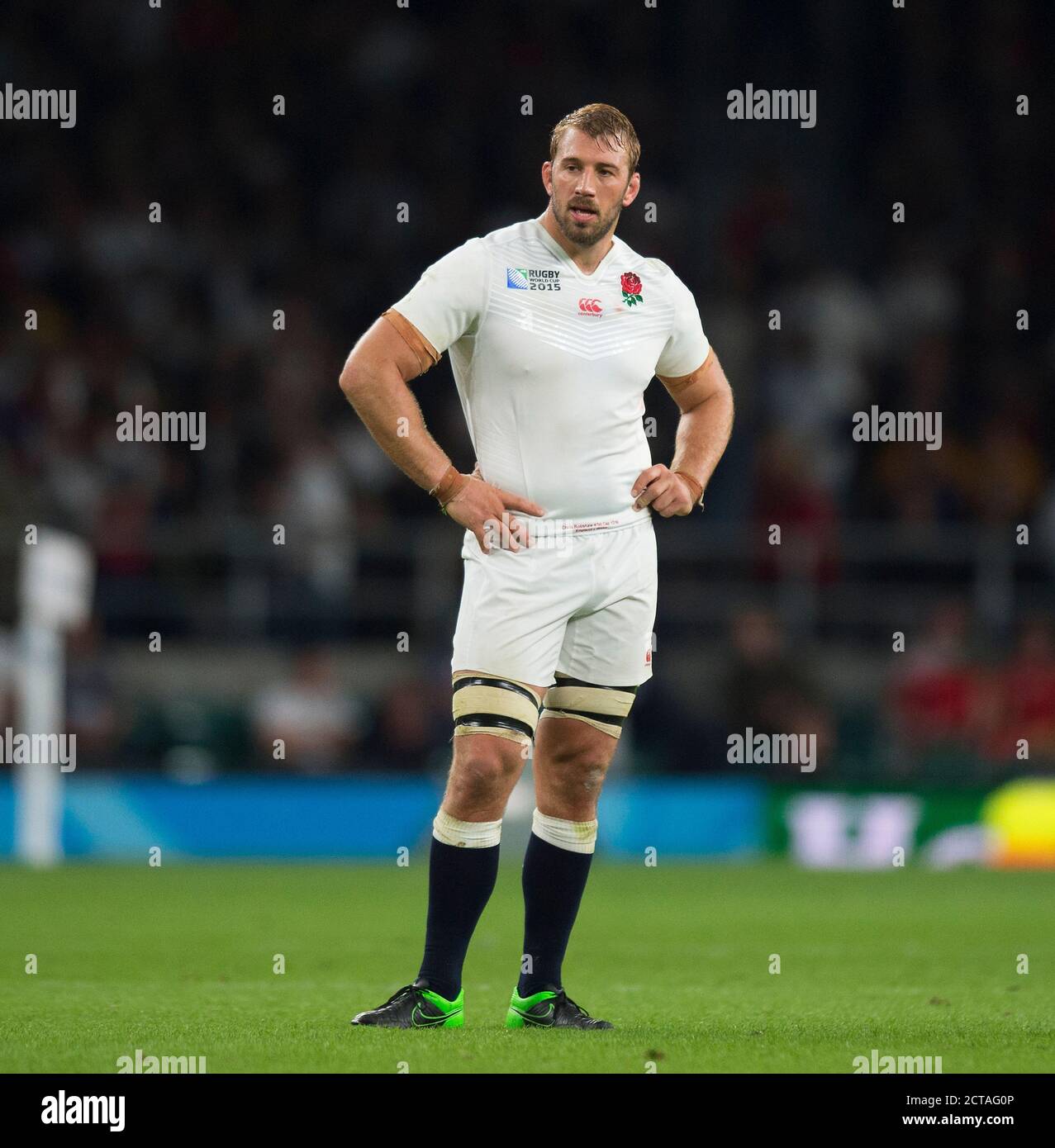 Chris Robbhaw England v Wales Rugby World Cup 2015 Picture Credit : © Mark Pain / Alamy Foto Stock