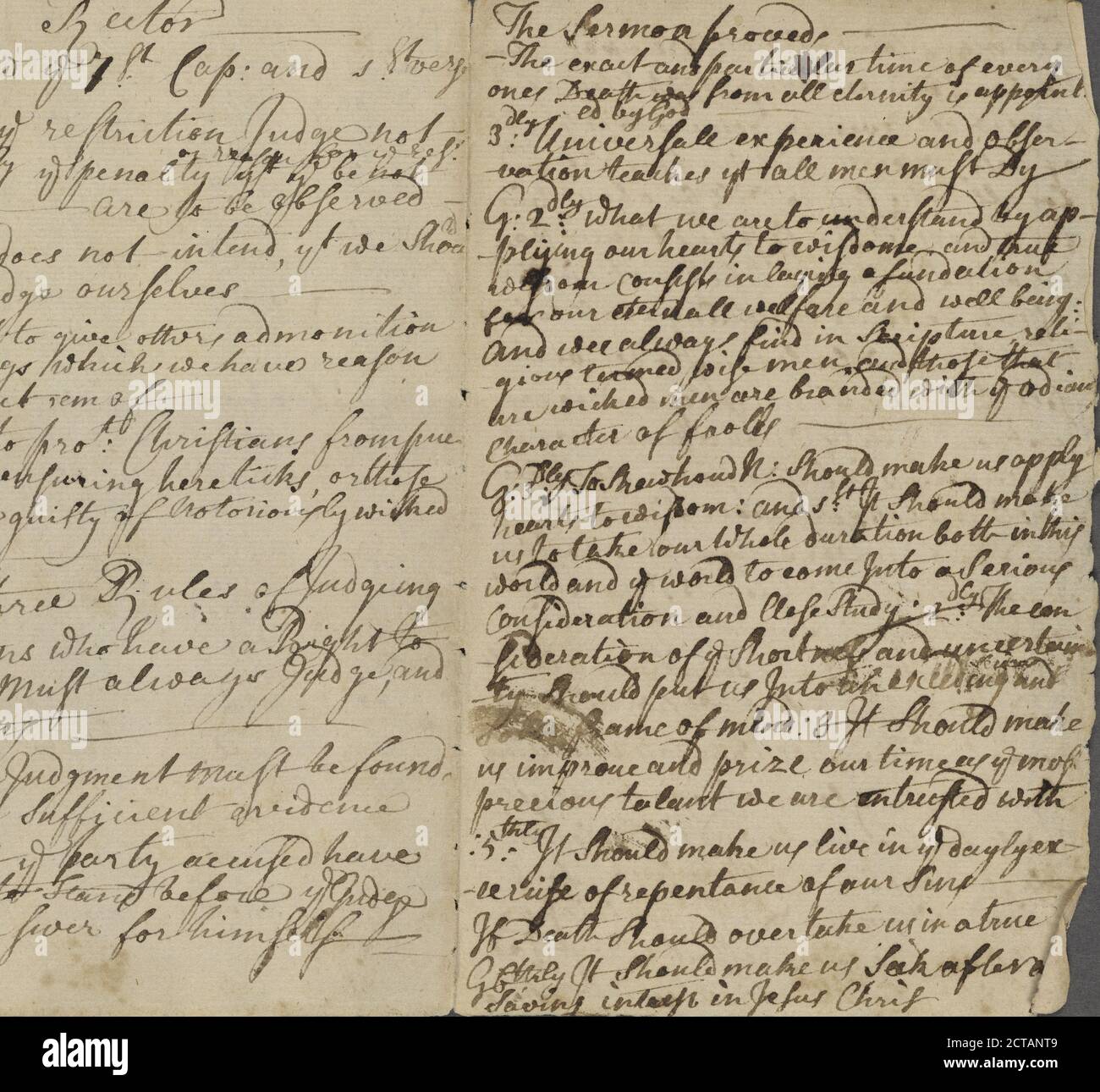 1741, 1750 e non datati, testo, manoscritti, 1741 - 1750 Foto Stock