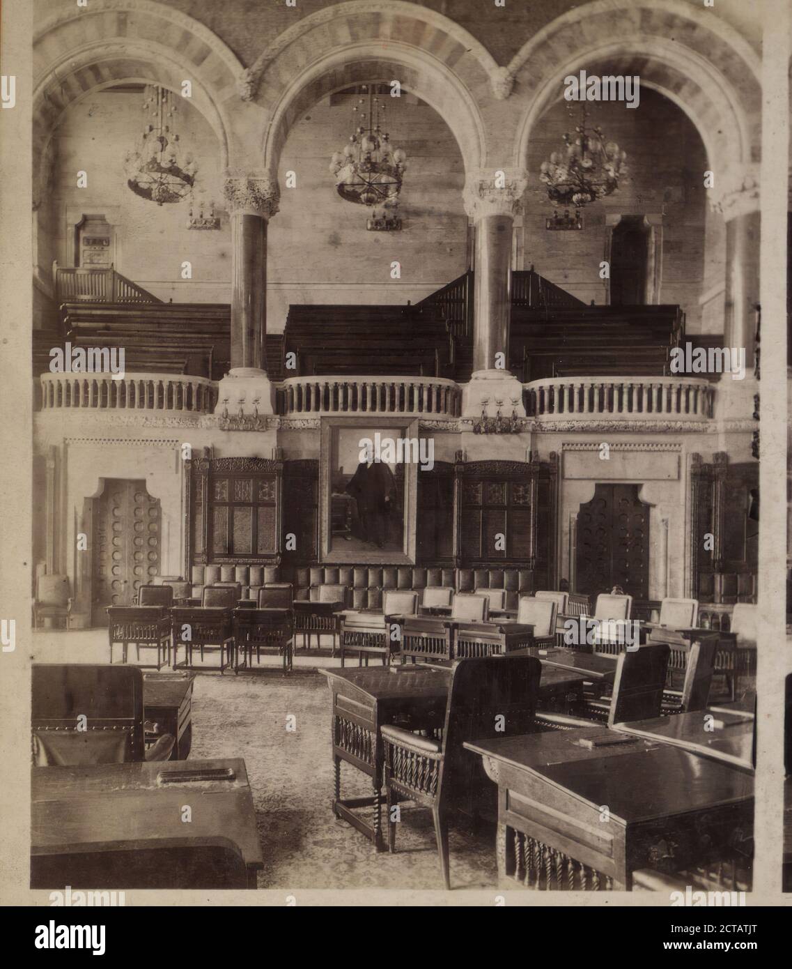 Camera del Senato, New York (Stato), Albany (N. Y Foto Stock