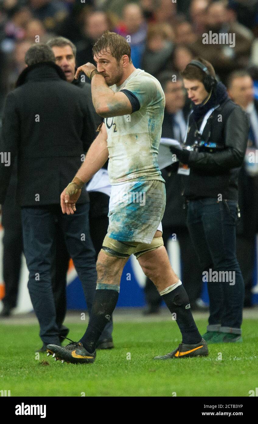 CHRIS ROBSHAW RIFIUTO AL FISCHIO FINALE FRANCIA / INGHILTERRA CAMPIONATO SEI NAZIONI STADE DE FRANCE - PARIGI COPYRIGHT IMMAGINE : MARK PAIN 0777 Foto Stock